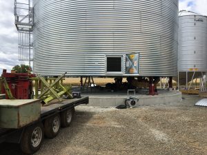 Cyclone Silos on farm grain storage